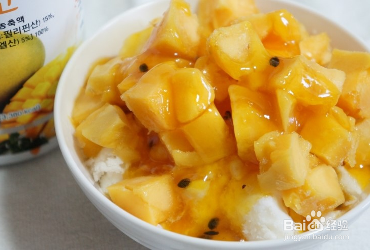 芒果啤酒,芒果刨冰做法