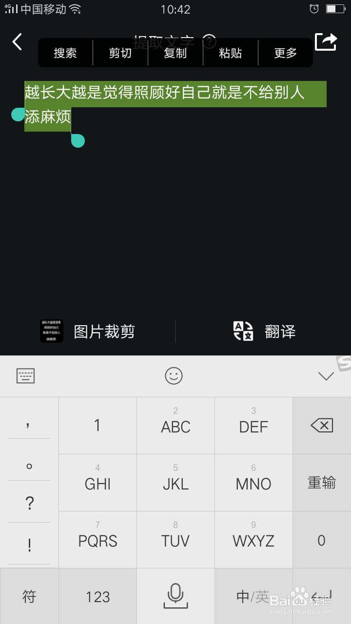 图片上的文字怎么提取