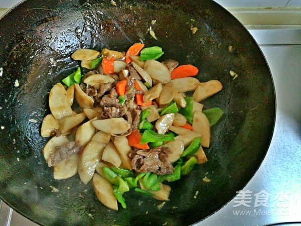 杏鲍菇青椒炒牛肉