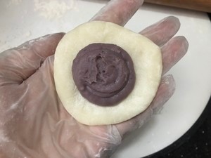 紫薯香芋糯米饼