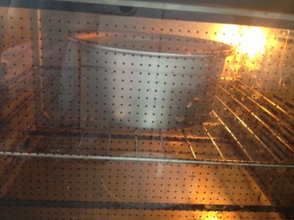 黄桃巧克力戚风裸蛋糕