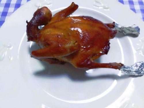 吮指柠香烤乳鸽