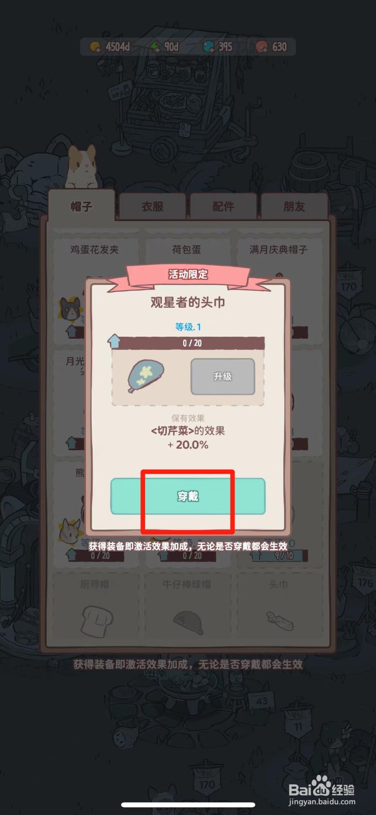 猫咪和汤如何穿戴观星者的头巾