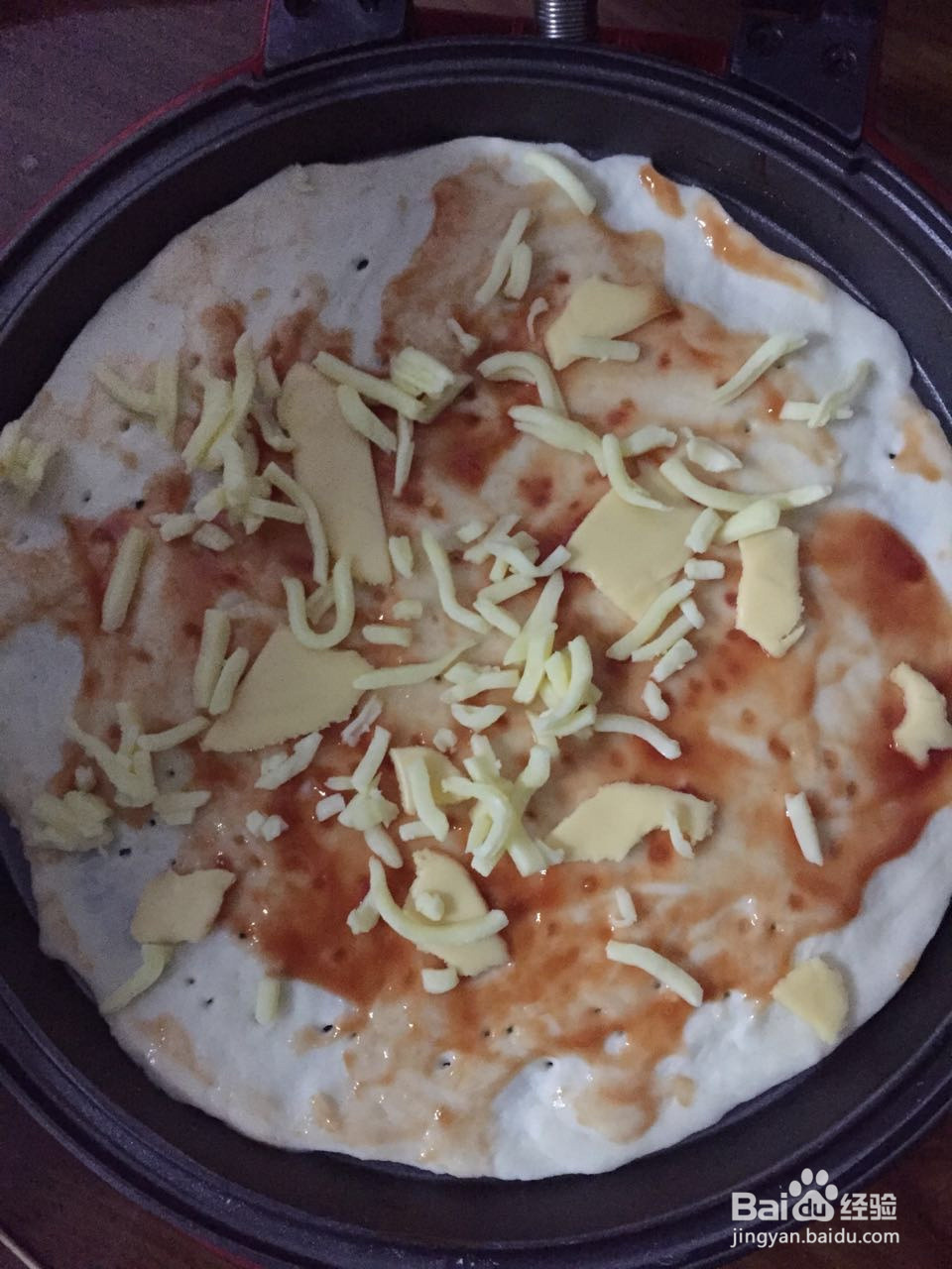 培根蘑菇披萨的做法