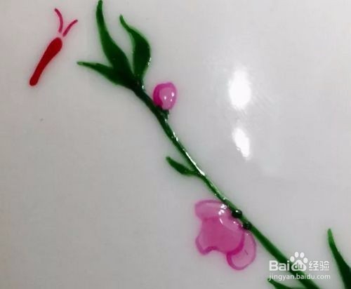 漂亮的手工绘制蝶恋花