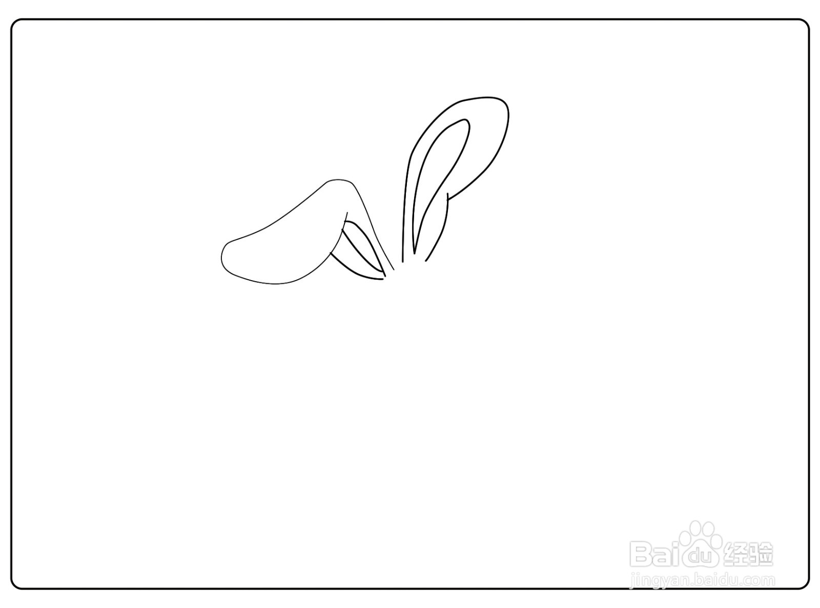 简笔画兔子