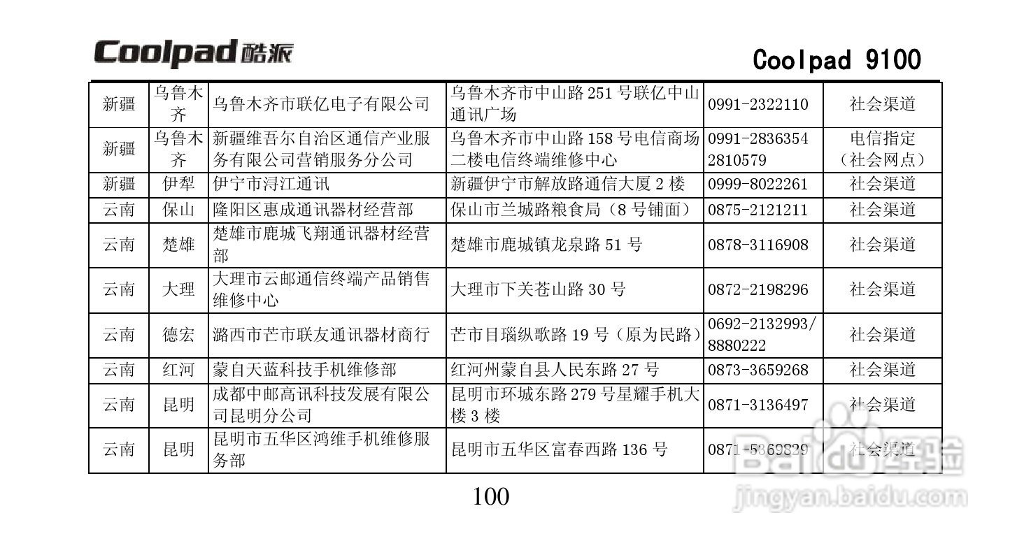 酷派Coolpad 9100手机使用说明书:[12]