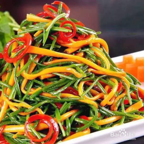 沙葱花的吃法