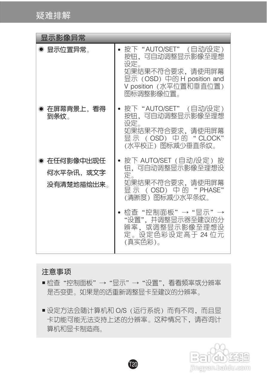 LG L194WS液晶显示器使用说明书:[3]