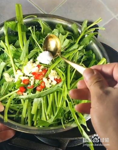 家常小炒空心菜