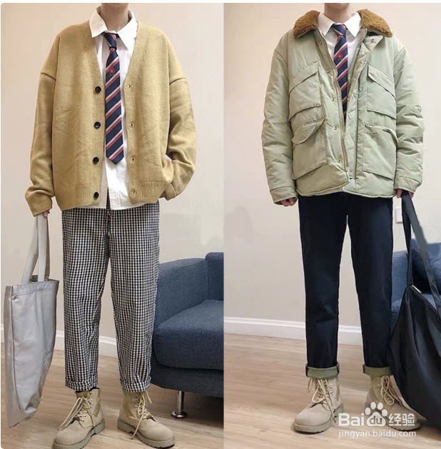 男生如何搭配衬衫穿出韩范儿？