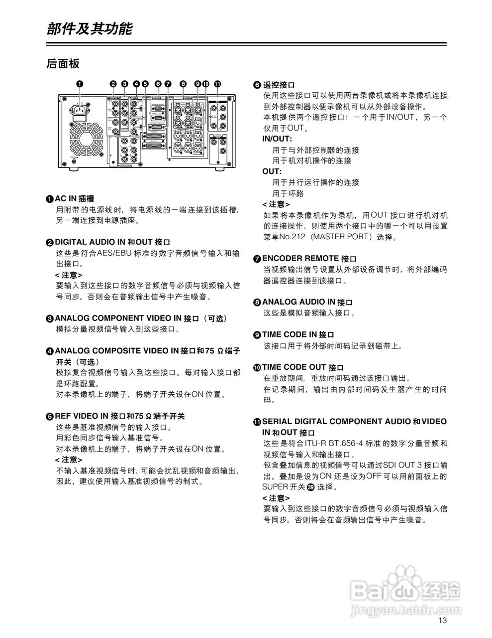 松下AJ-D930BMC数码摄像机说明书:[2]