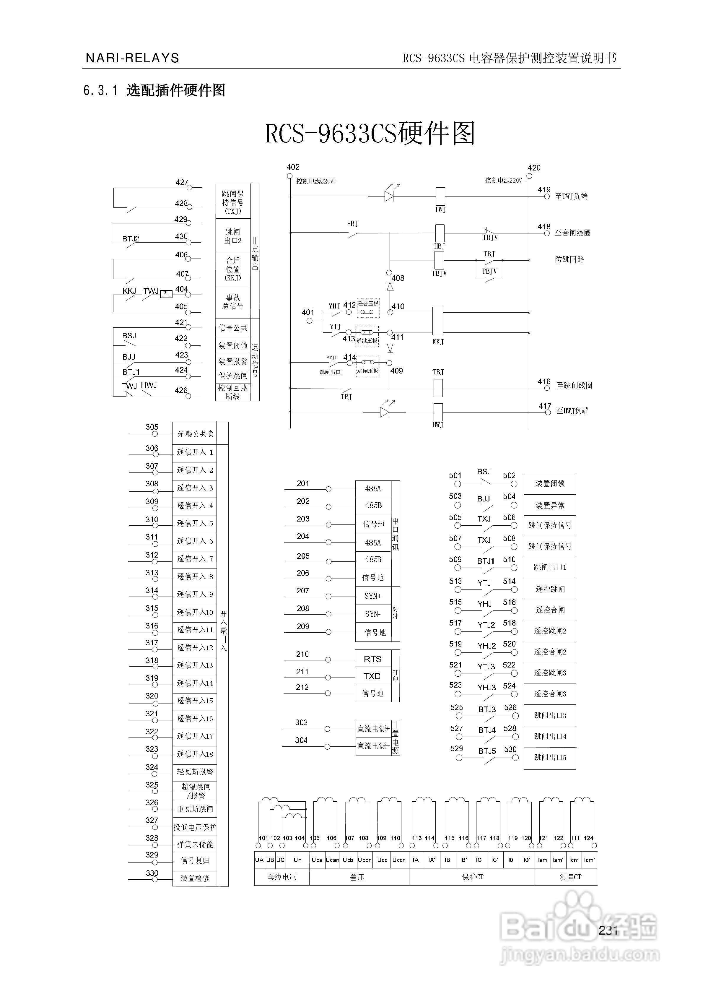 南瑞继保RCS-9681CS变压器后备保护测控装置说明书:[24]