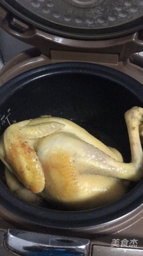 电饭煲盐焗鸡