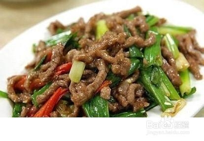 家常葱爆牛肉的做法