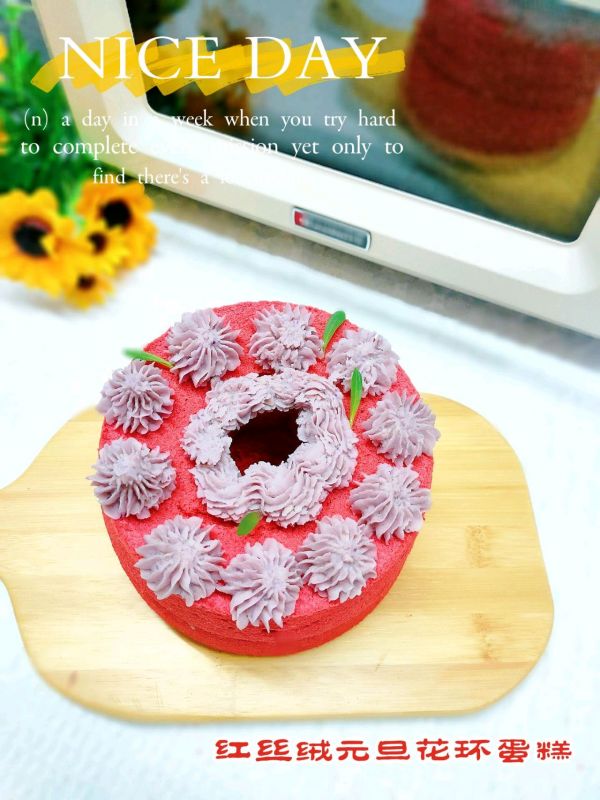 红丝绒蛋糕花环
