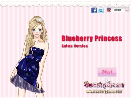 清新蓝莓公主小游戏怎么玩?