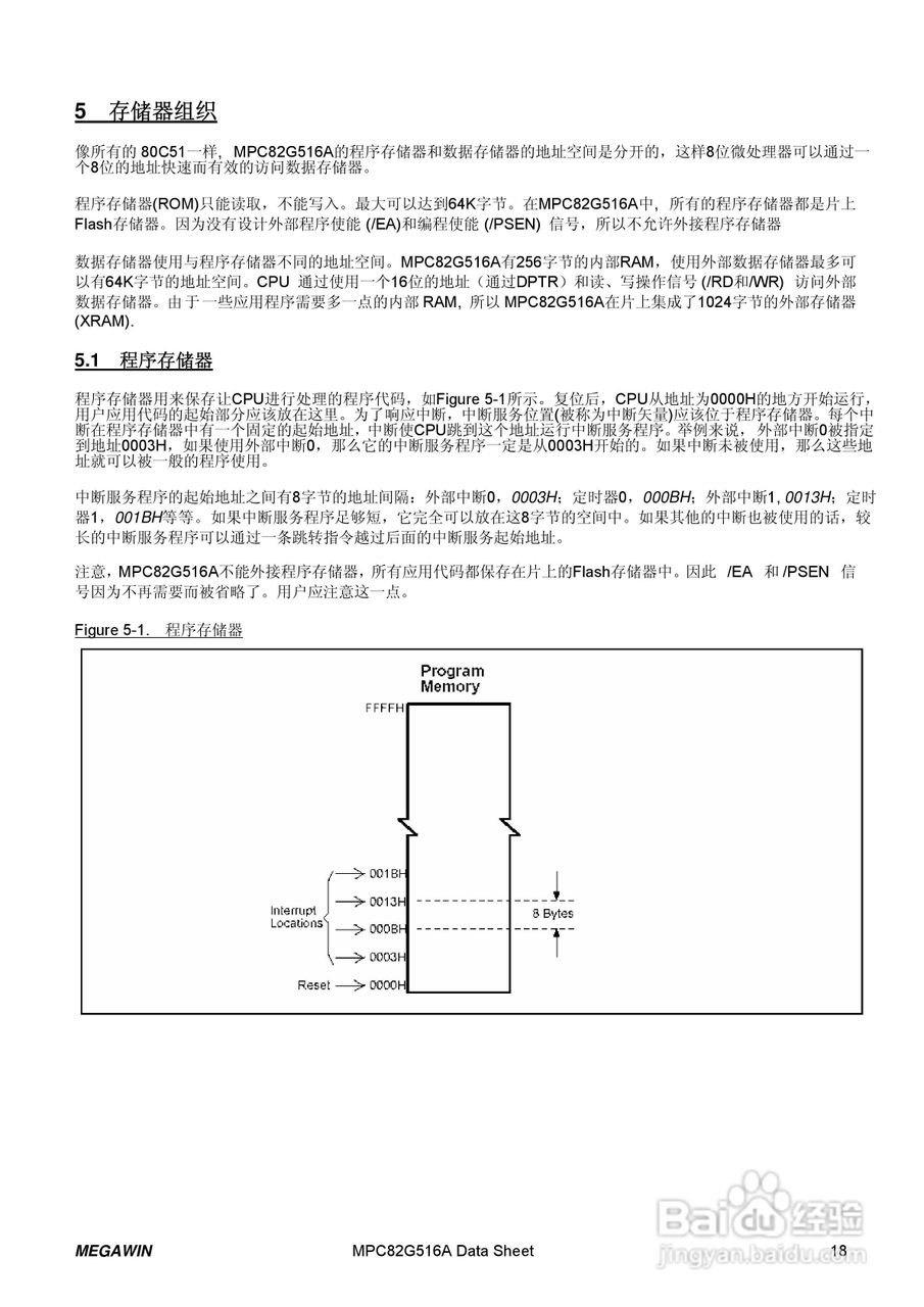 Megawin MPC82G516A 8 位微处理器用户手册:[2]