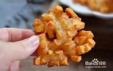 红薯饼，酥脆香甜停不下来