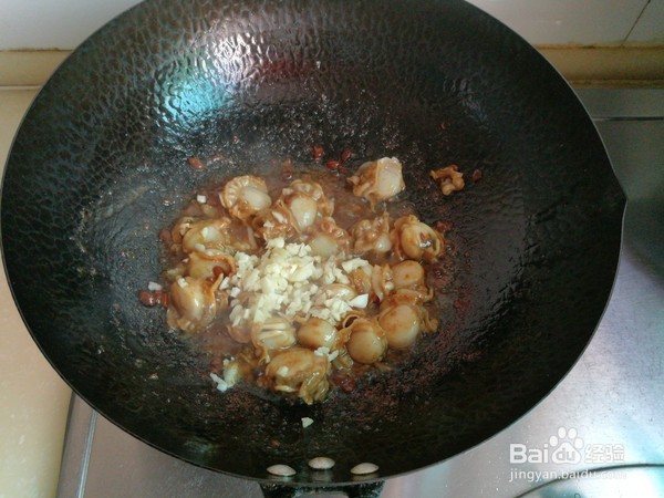 蒜香扇贝酱拌面的做法