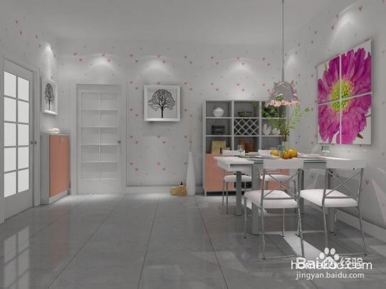 温馨舒适的餐厅效果图