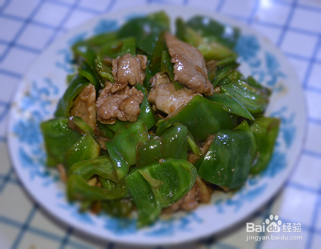 青椒炒肉片的做法