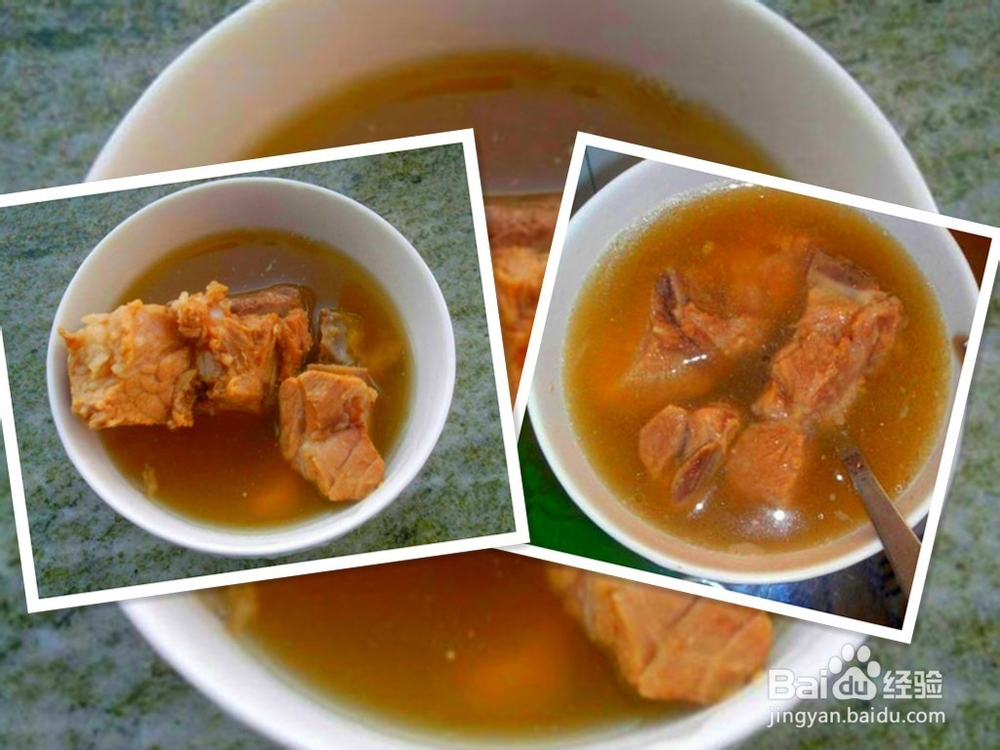 老汤炖排骨（四步法）。