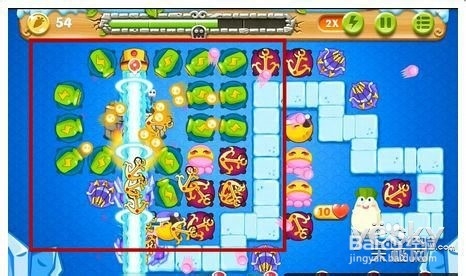 保卫萝卜2第49关攻略 冰川49宝石金萝卜教程