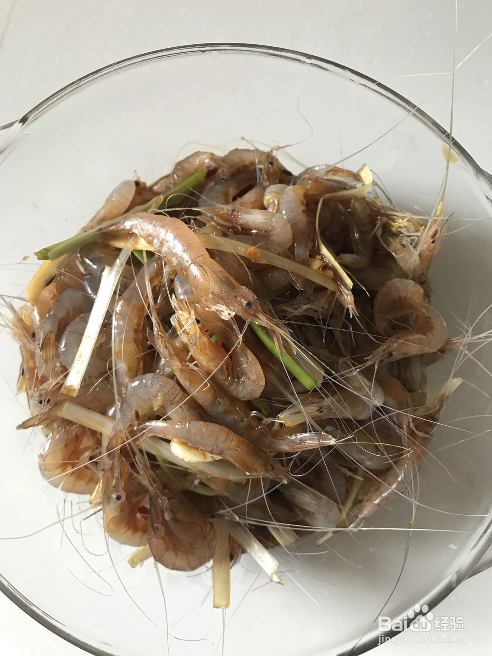 毫无压力做炝青虾