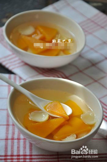 月子餐 南瓜百合甜汤