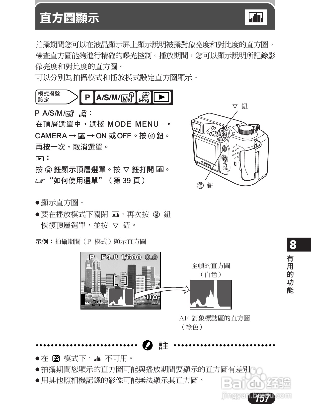 Olympus奥林巴斯C-4000Z数码相机说明书:[16]