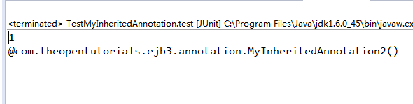 javaAPI元注解之Inherited