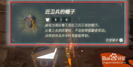 塞尔达传说王国之泪近卫兵的帽子怎么获得