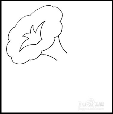 怎样画简笔画（花卉）：[7]牵牛花