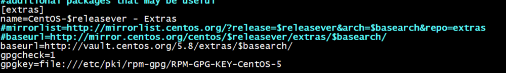 Centos5 yum源无法使用解决方法