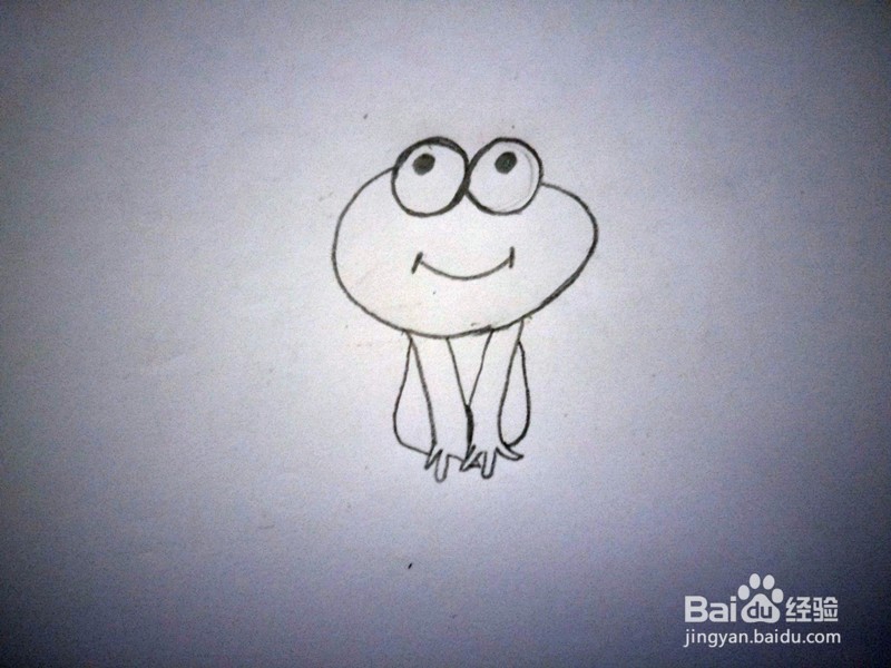 儿童简笔画—小青蛙的画法