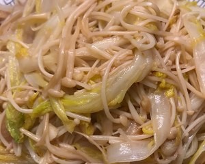 金针菇娃娃菜的做法