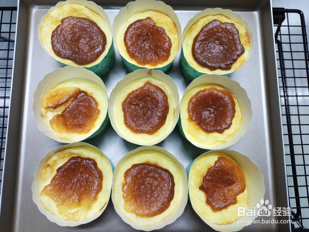 好吃不油腻的轻芝士杯子蛋糕