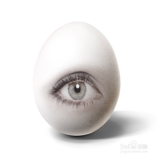 利用Photoshop制作鸡蛋上的眼睛教程