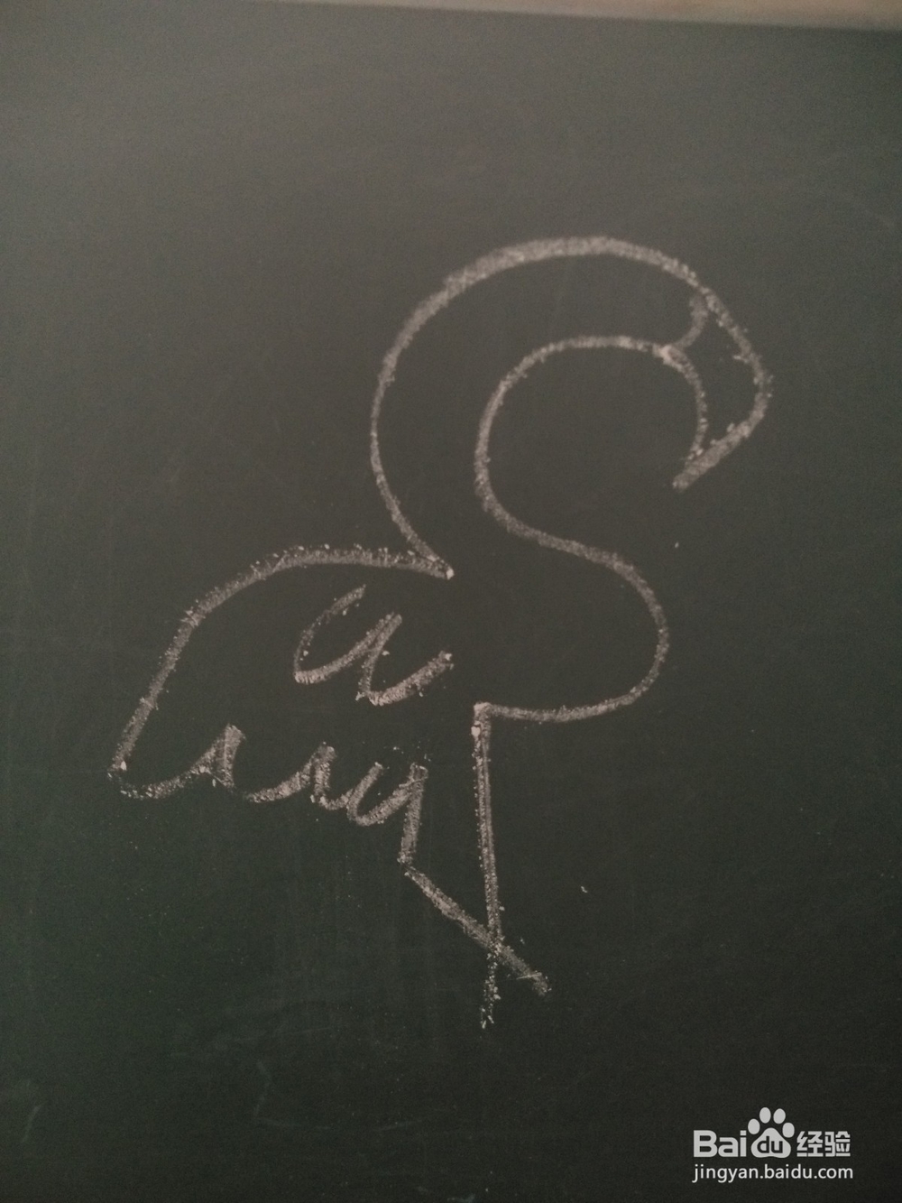 火烈鸟的简笔画法