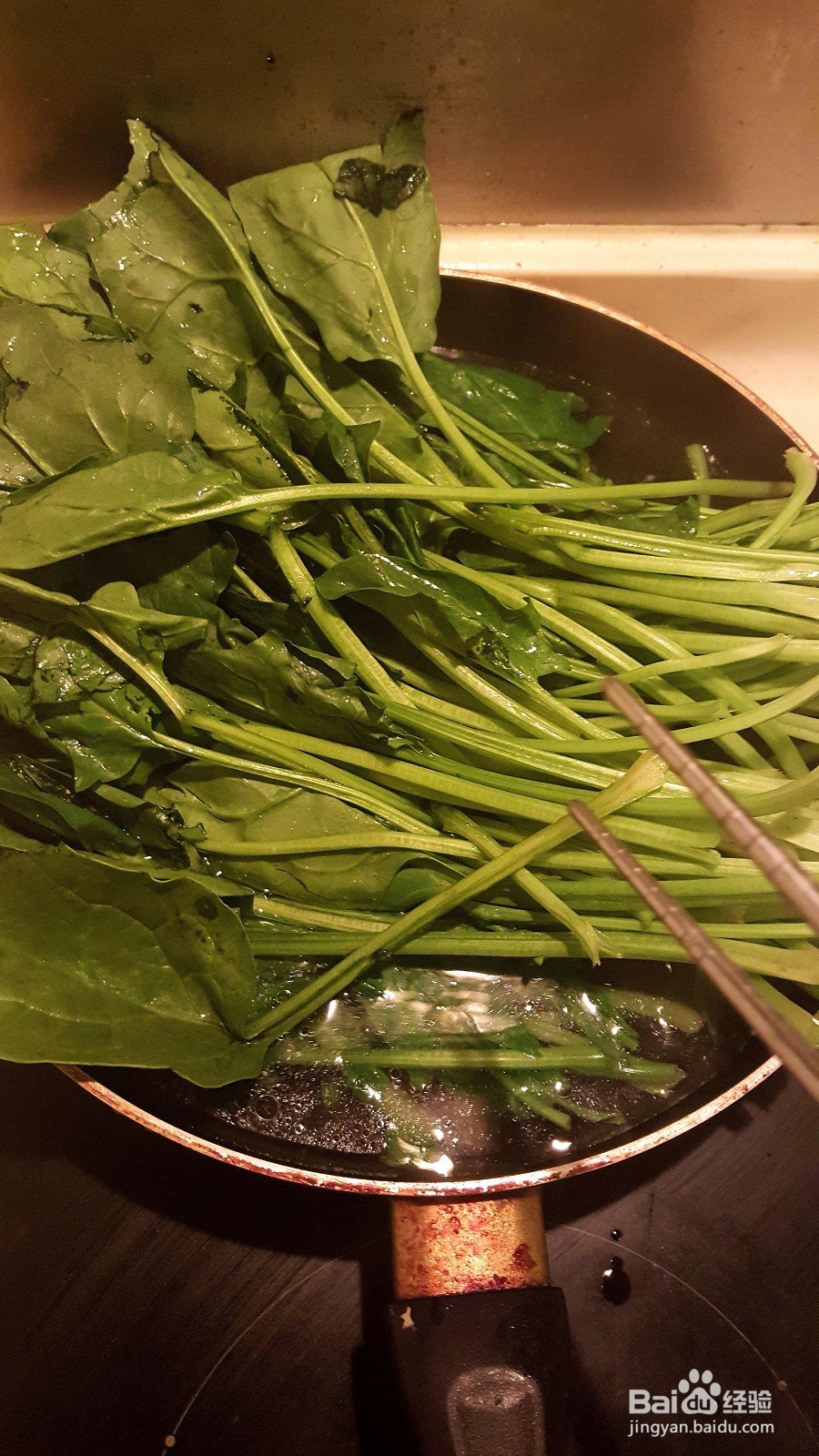 夏季美食之凉拌菠菜