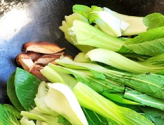 香菇油菜的做法