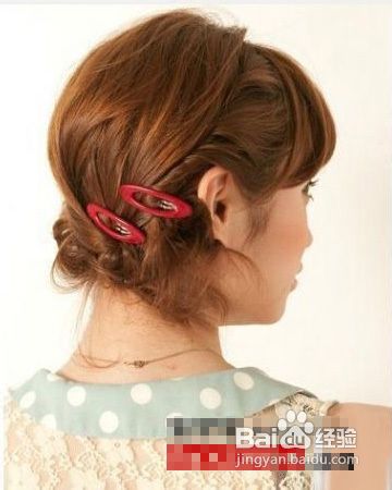 短发梨花头盘发清凉盘发打造夏日活力