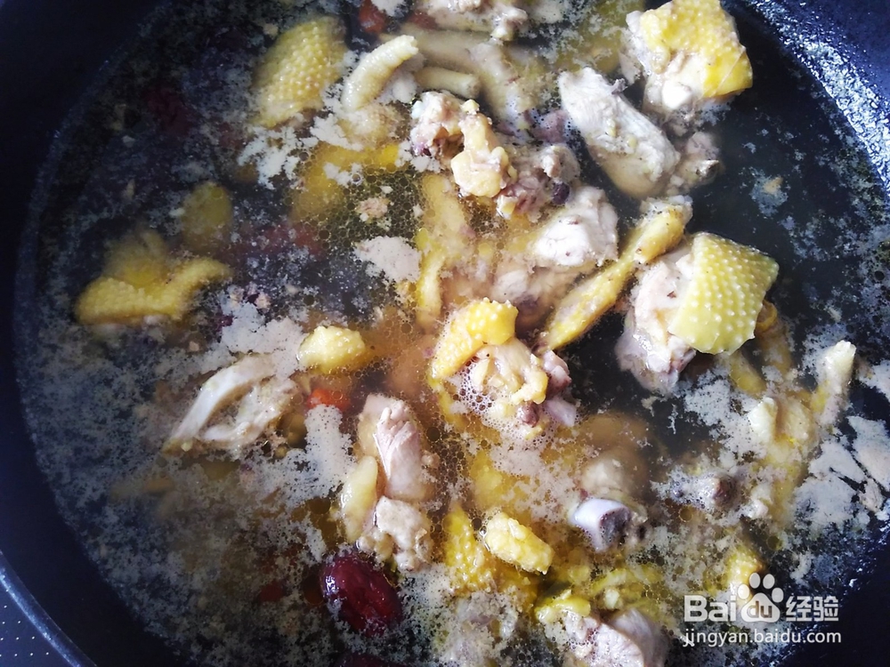 原汁原味的水灼鸡的做法