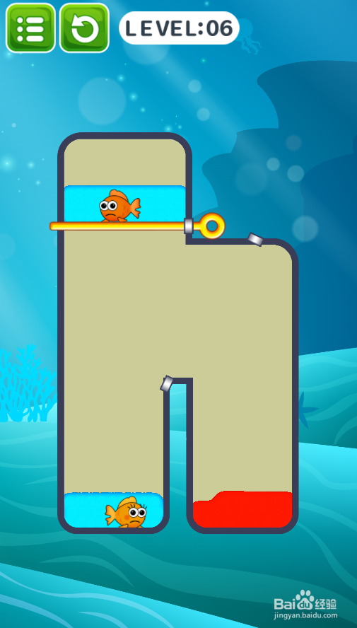帮帮那两条小金鱼的Level 6如何过关?