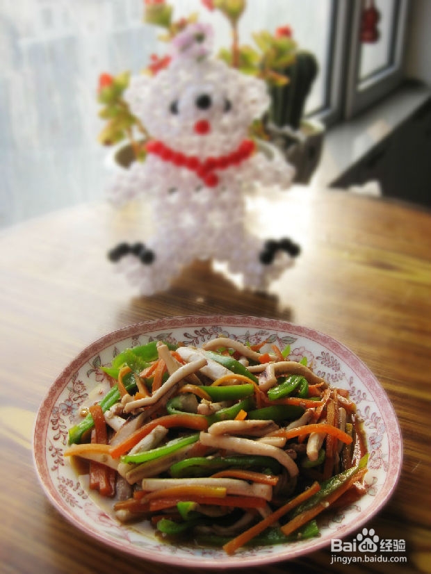 小炒鱿鱼丝怎么做