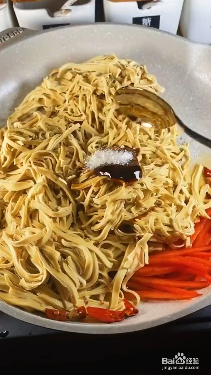 怎么做千张炒韭菜