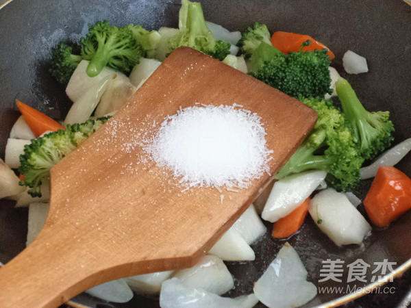 山药西兰花的做法