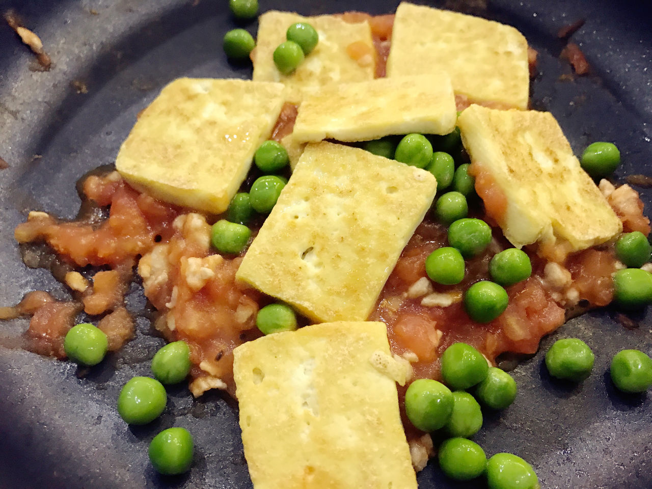 超美味的西红柿烧豆腐，每一口都是满满的幸福！