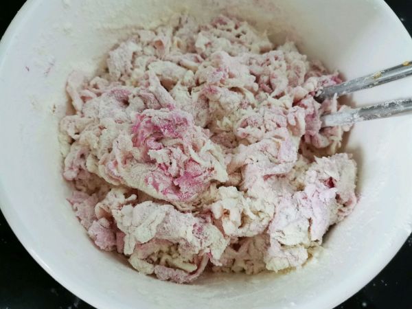 七彩玫瑰花馒头